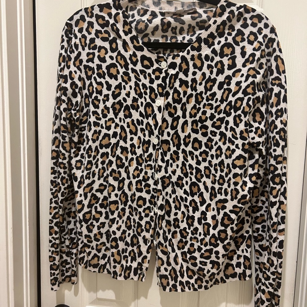 LOFT Animal Print Sweater
